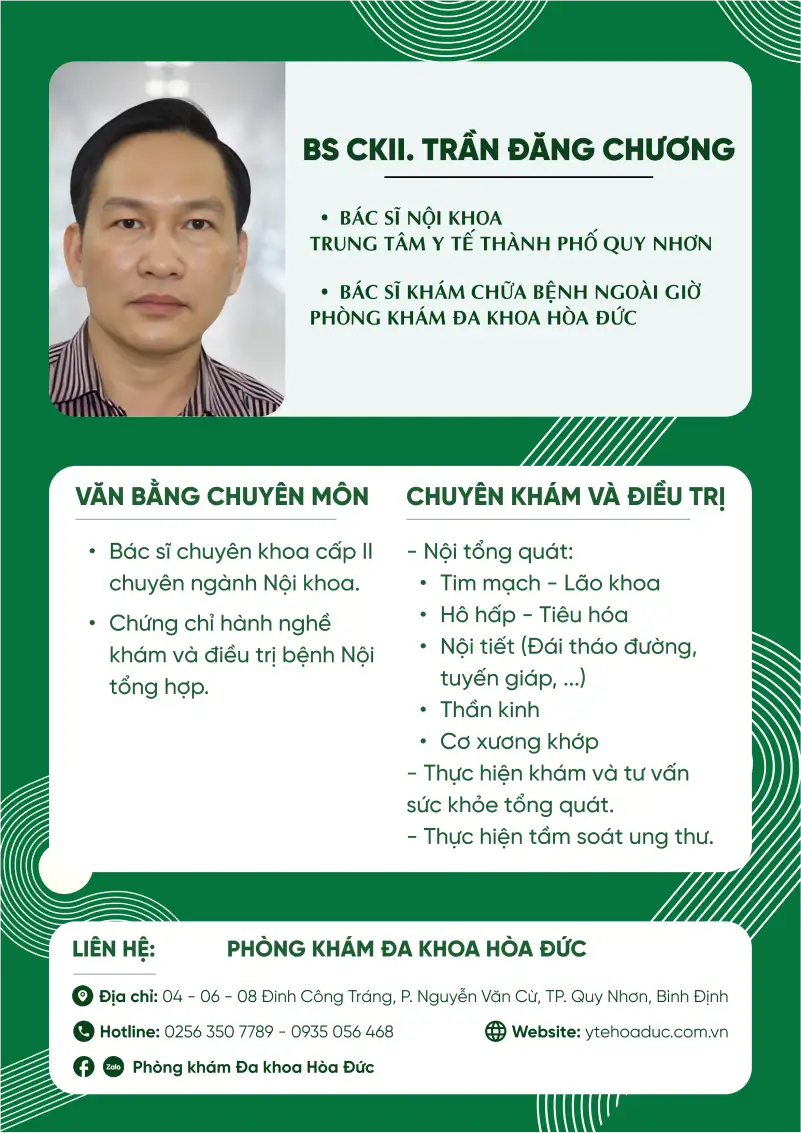 Врач-специалист II уровня (Вьетнам) — Trần Đăng Chương