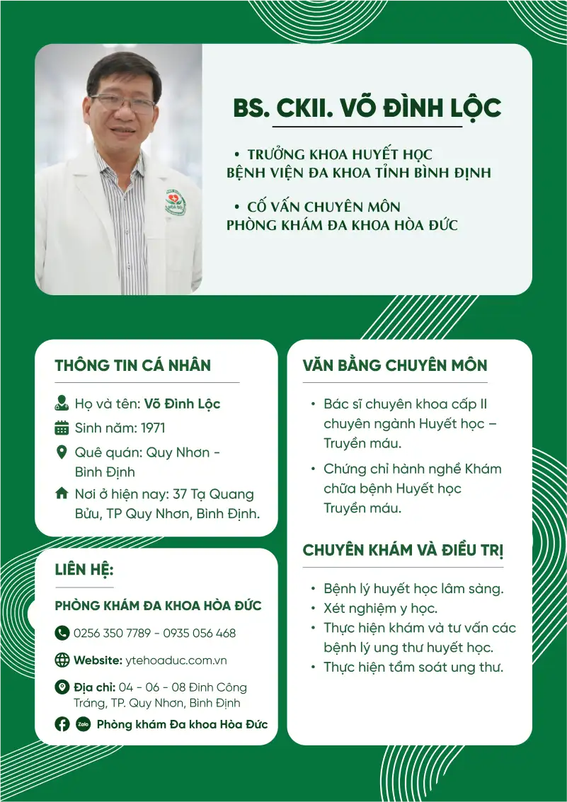 Bác sĩ CKII. Võ Đình Lộc