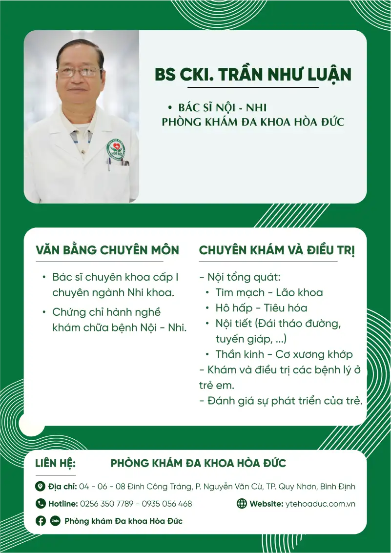 Bác sĩ CKI. Trần Như Luận