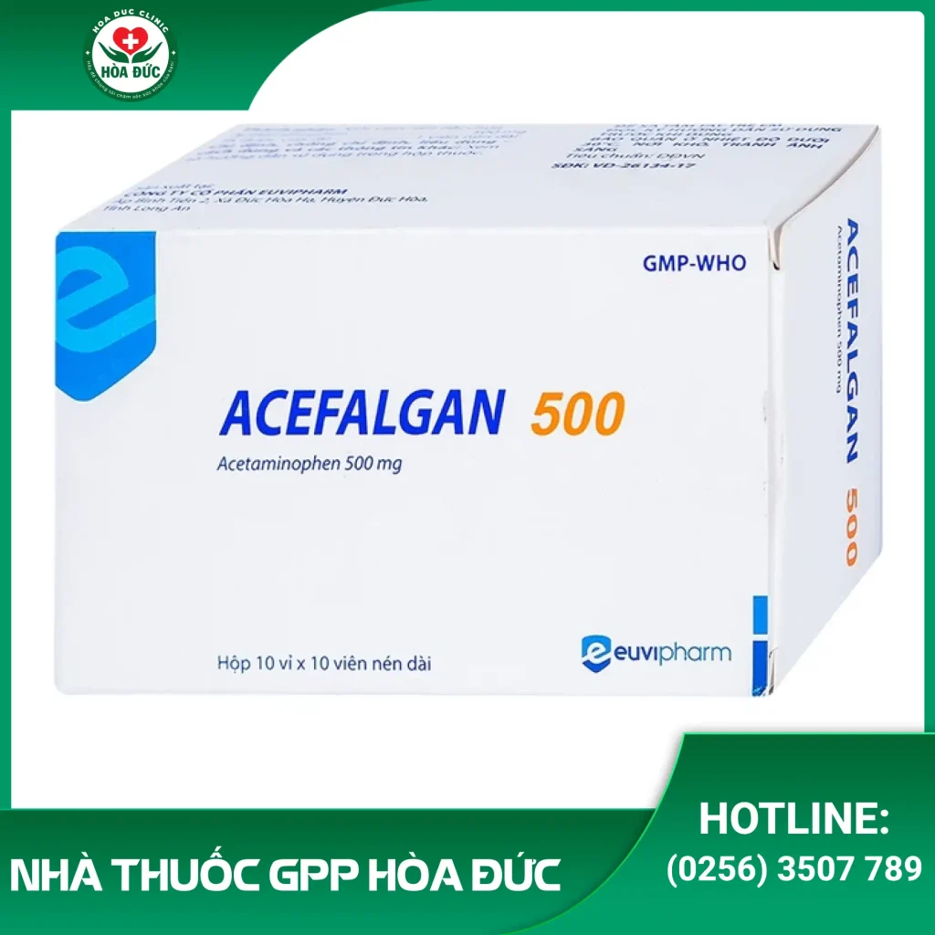 Thuốc Acefalgan 500 (500mg)