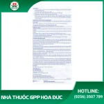 Thuốc Acefalgan 500 (500mg)