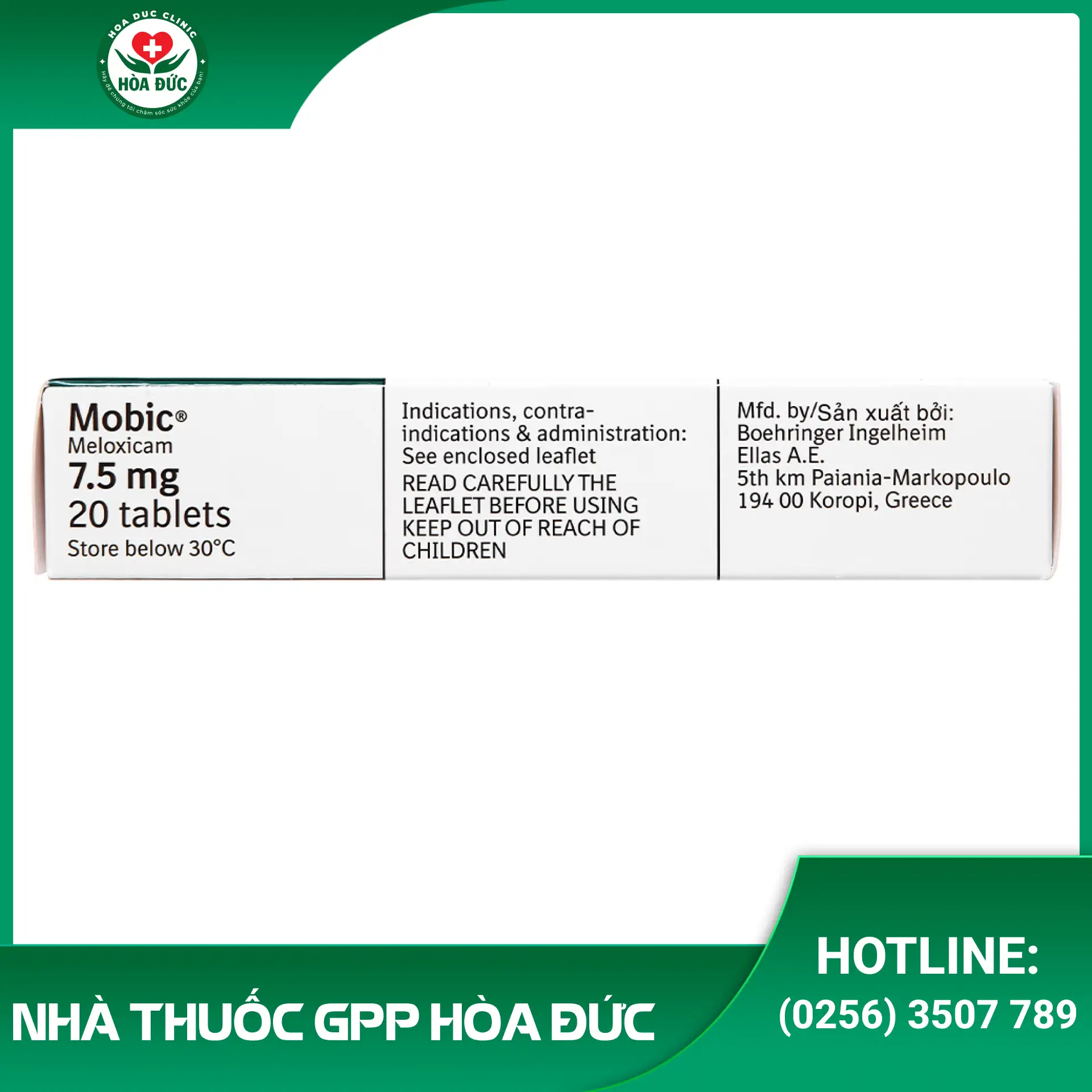 Mobic 7,5 (7,5mg) - 3 Mobic 7,5 (7,5mg) - 3