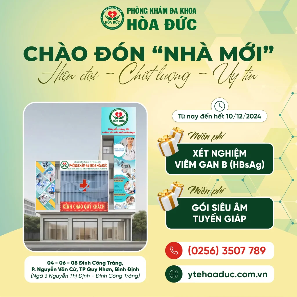 Chương trình Phòng Khám Đa Khoa Hòa Đức Khai trương địa điểm mới
