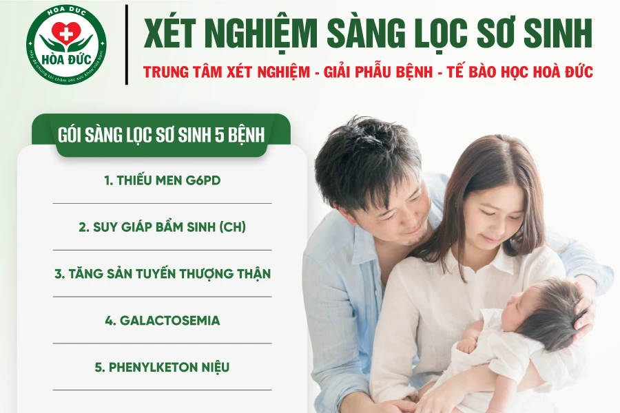 Gói Xét nghiệm Sàng lọc sơ sinh Gói Xét nghiệm Sàng lọc sơ sinhGói Xét nghiệm Sàng lọc sơ sinh