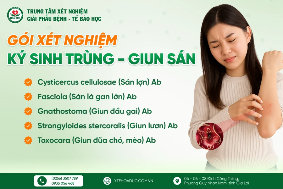 Gói xét nghiệm ký sinh trùng