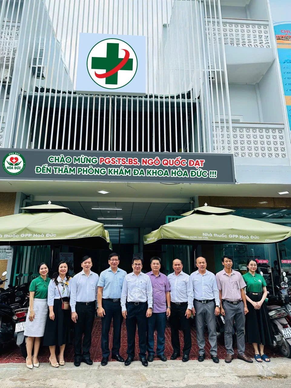 Phòng khám Đa khoa Hoà Đức trân trọng tiếp đón PGS.TS.BS. Ngô Quốc Đạt – Hiệu trưởng Trường Đại học Y Dược TP. Hồ Chí Minh