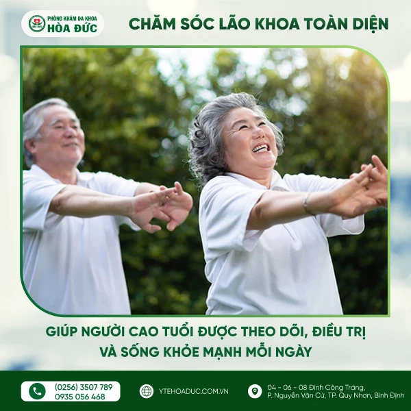 Người cao tuổi được theo dõi, điều trị và sống khỏe mạnh mỗi ngày