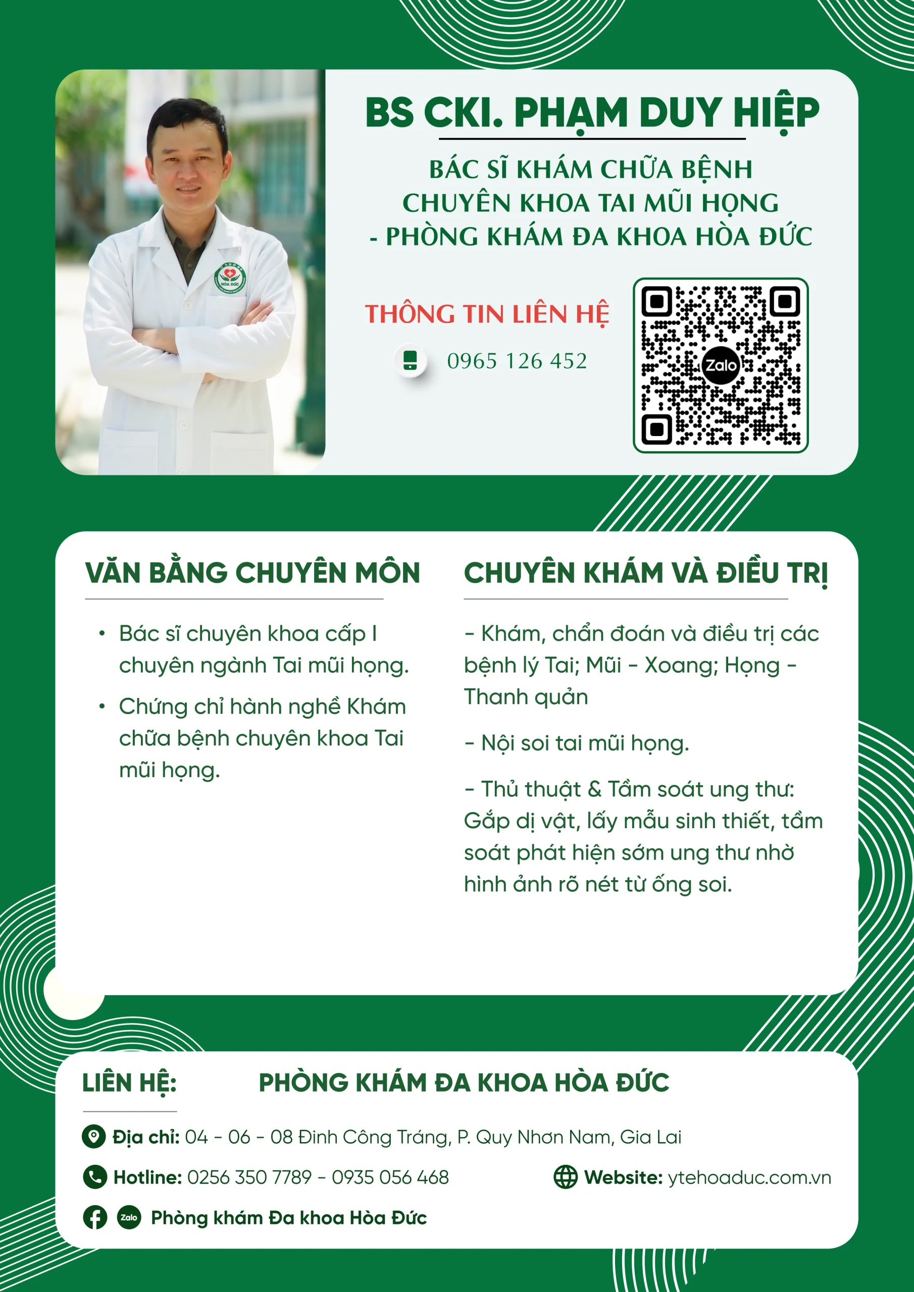 Khám & Điều Trị Tai Mũi Họng Chuyên Sâu
