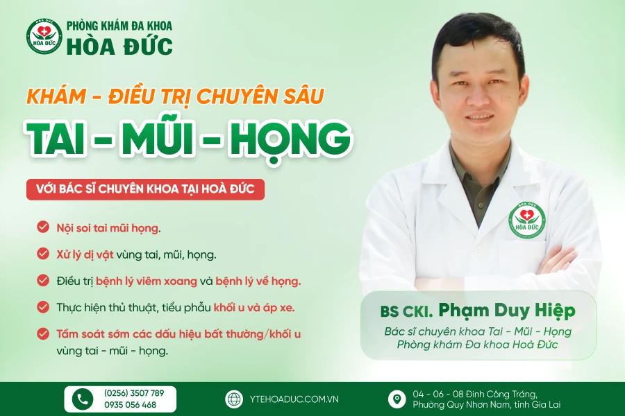 KHÁM - ĐIỀU TRỊ CHUYÊN SÂU TAI - MŨI - HỌNG