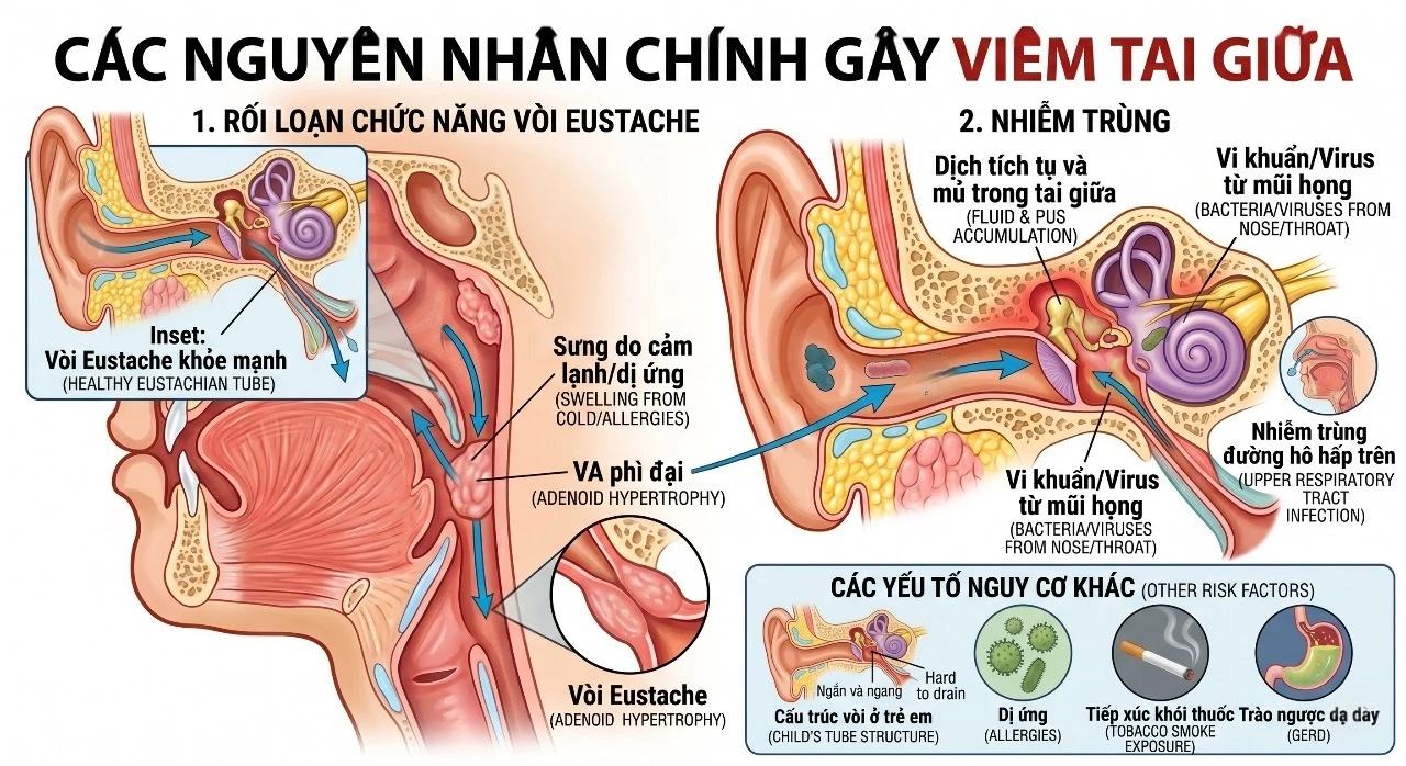 Viêm Tai Giữa: Nguyên Nhân, Dấu Hiệu Và Điều Trị Tại Quy Nhơn