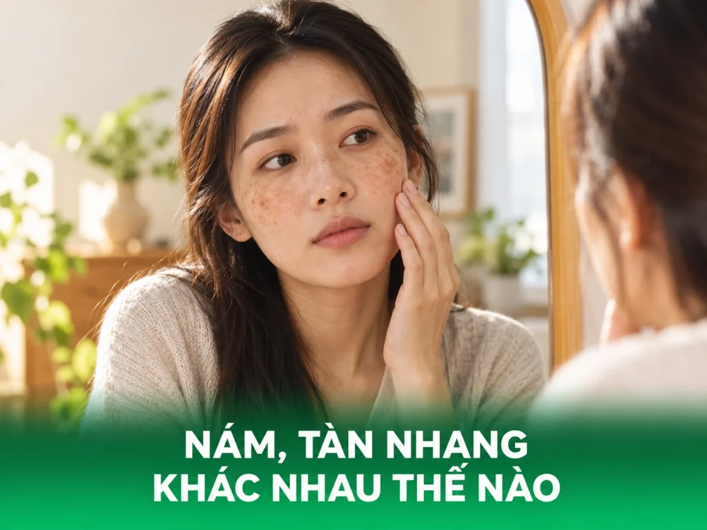Nám, Tàn Nhang Khác Nhau Thế Nào? Cách Chăm Sóc Da