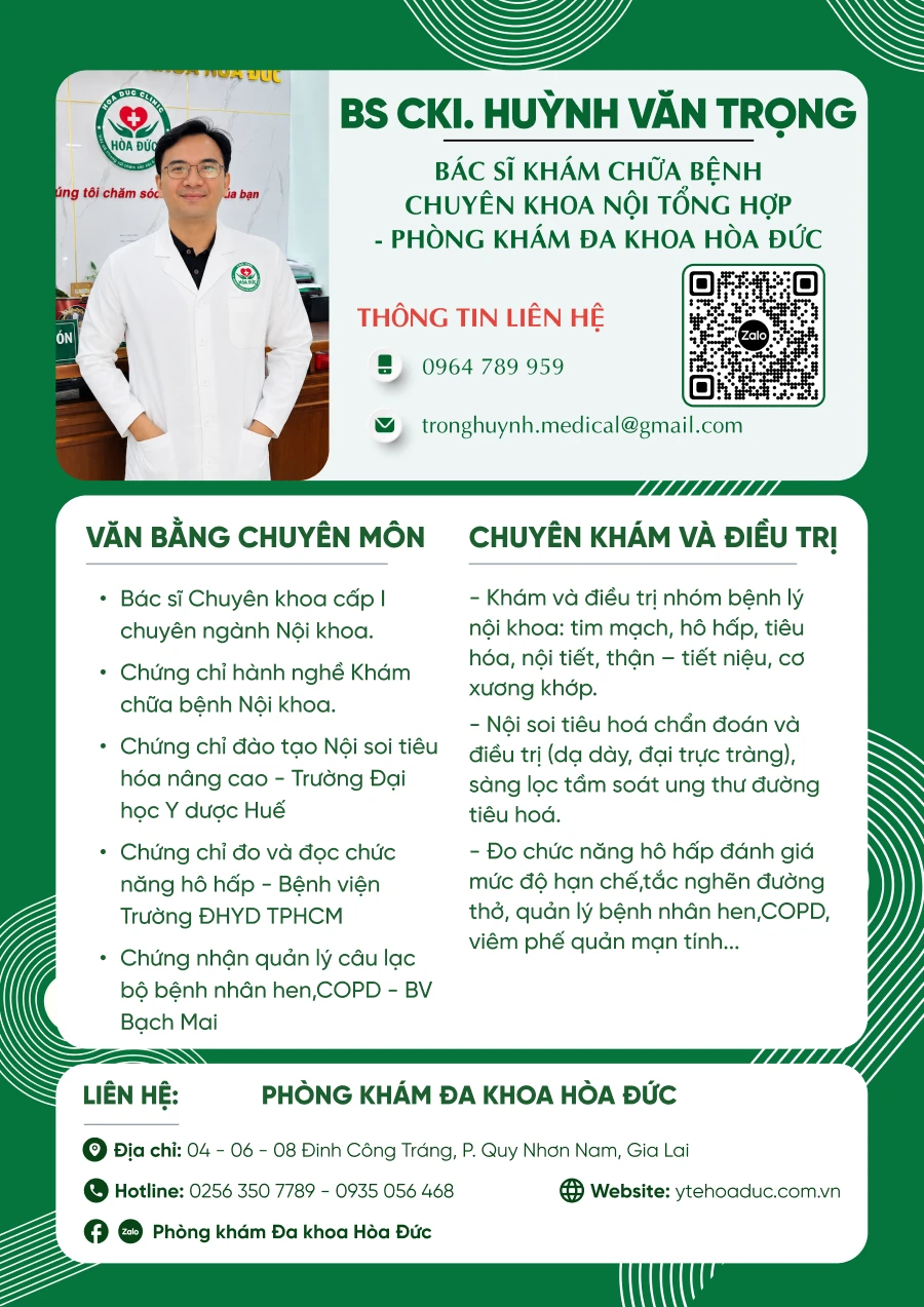 Bác sĩ CKI. Huỳnh Văn Trọng