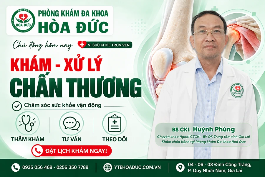 Khám - xử lý chấn thương